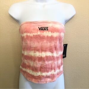 Vans Off The Wall Women’s Sun Waves Tye Dye Tube Top Size M